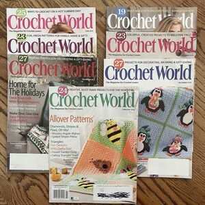 Crochet World Dec 2013 -Dec 2014 Magazines (7) For Crochet Lovers